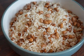 prepare rice and beans for you and your family