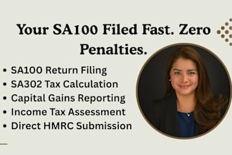 file your sa100 sa302 personal tax return for income tax and capital gains tax