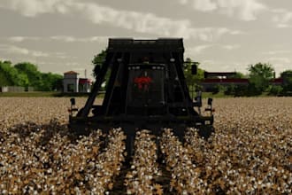 make realistic farming simulator vehicle mods textures and animation