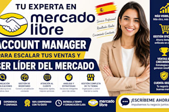 gerente de cuentas de mercado librepara aumentar las ventas ypotenciar la tienda
