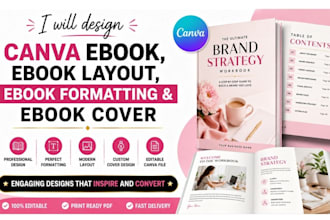 design canva ebook ebook layout ebook formatting and ebook cover