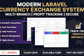 develop a custom web based currency exchange management system