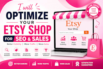 optimize your etsy shop for SEO and sales