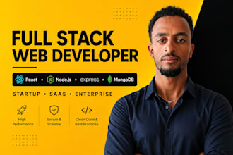 develop a full stack web application enterprise grade software as you need it