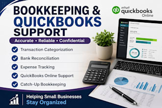 provide accurate bookkeeping and quickbooks online support
