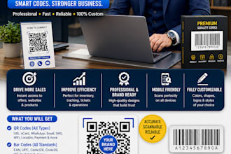 design custom qr code and barcodes for business