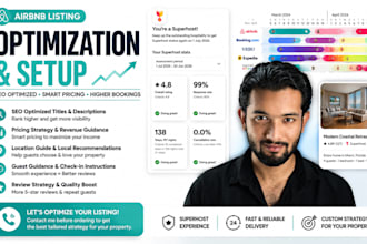 expertly optimize and set your airbnb listings with SEO and pricing for rankings