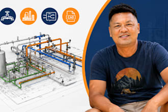piping cad, oil gas cad drawing, process piping solidworks expertpro