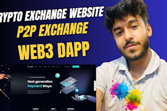 build exchange website, p2p exchange, crypto exchange website, web3 dapp