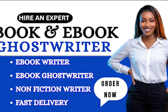 be your nonfiction ebook ghostwriter self help book ghostwriter