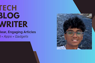 write clear, engaging tech blog posts and ai articles