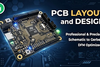design high quality pcb layout with 3d rendering and gerber