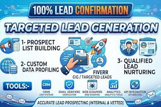 provide accurate b2b lead research and prospect lists