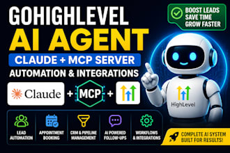 setup gohighlevel ai agent claude mcp server and automation