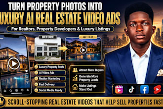 turn property photos into luxury ai real estate video ads