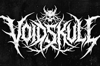 design death metal, deathcore, metalcore logo