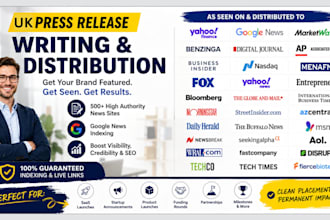 uk press release distribution write press release PR distribution UK PR