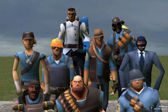 create an addon or port your playermodel to garrys mod gmod, sfm and tf2 mod