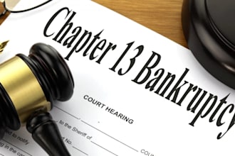 prepare court ready bankruptcy documents for chapter 7 11 and 13 filing document