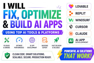 fix, optimize, lovable, replit, windsurf, ai app, cursor, replit, claude