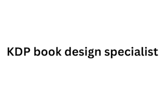 amazon kdp book design, book formatting, book editing amazon kdp self publishing