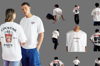 create viral y2k  logo streetwear clothing designs for your fashion brand