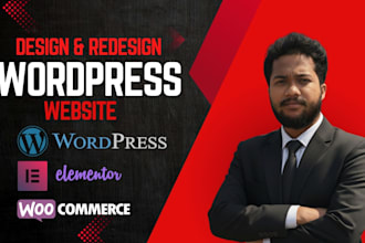 redesign and revamp wordpress website using elementor pro