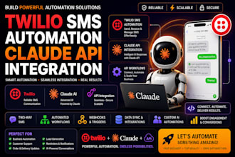 build twilio SMS automation claude API integration