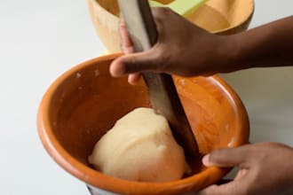 make eba and egusi soup