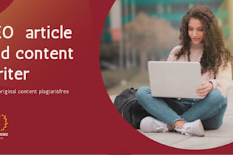 do professional seo article writing and blog content writing