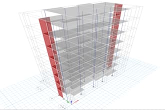 do professional 3d structural modeling in etabs and robot