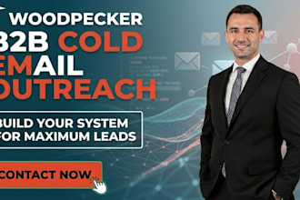 build b2b cold emailoutreach system using woodpecker