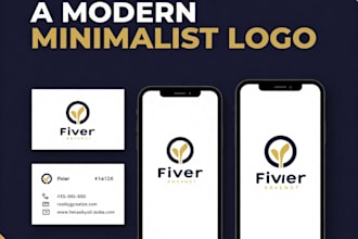 design a modern minimalist buissness logo