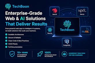 build your web app, saas solution with enterprise grade engineering