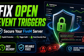 check your fivem server for unsafe event triggers