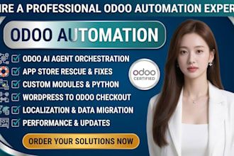 do odoo ai agent orchestration app store rescue wordpress to odoo checkout