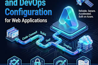 do azure cloud setup and devops configuration for web applications