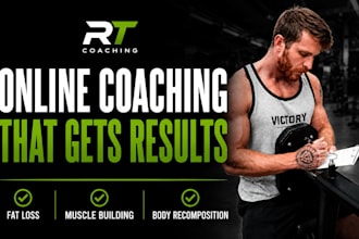 be your online fitness coach for weight loss and muscle gain