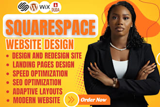 build squarespace website design redesign squarespace website development duda
