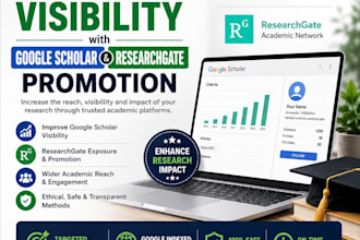 increase legitimate google scholar citation using researchgate and journals