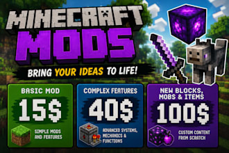 create minecraft mods for your game