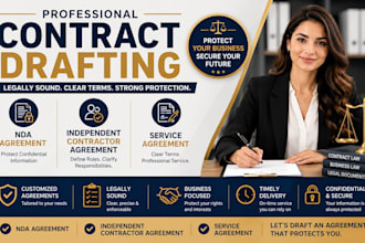 draft nda, independent contractor, and service agreements