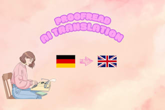 proofread german into english ai translation