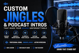 make custom podcast intros, outros, and brand jingles