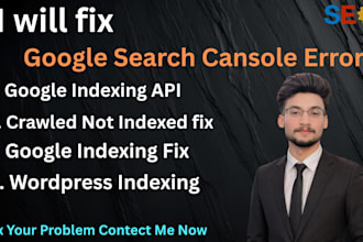 fix google indexing issues and search console errors to index pages fast
