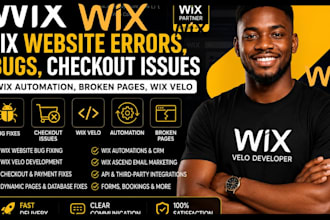 fix wix website errors bugs checkout issues wix automation broken wix velo
