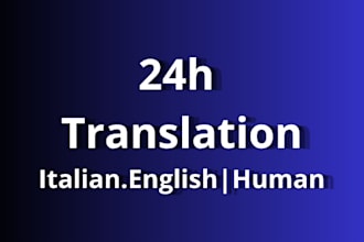 translate italian to english for shopify and ecommerce