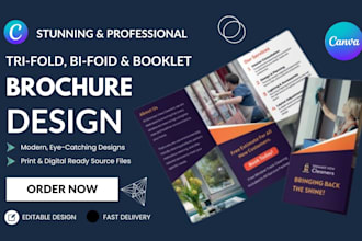 bifold, trifold brochure, professional digital brochure, indesign brochure