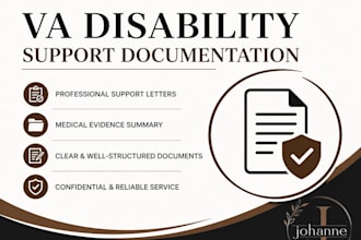 write medical supported opinion for VA disability