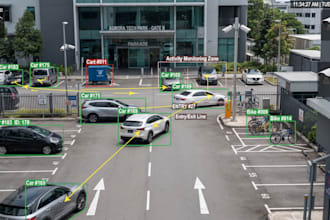 develop object detection tracking cctv video analytics opencv system